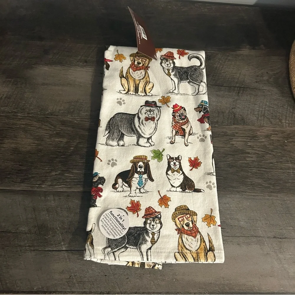 Dish Towel Dogs Tea Towel 26x16 Hobby Lobby Kitchen